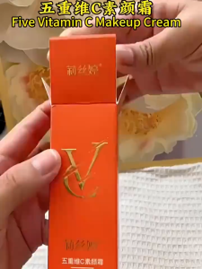 Five Vitamin C Concealer Cream 30g for Sensitive Skin Waterproof Anti-aging Moisturizing Whitening Natural Makeup Effect