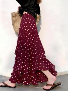 NUMEN BUTTON | Stylish Petite High Waist Skirt