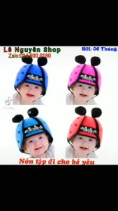 NTD Chuyên Sỉ Mũ Bảo Hiểm An Toàn Cho Bé 7 Đến 36 Tháng Tuổi ( FreeSize) Mút Dày 10mm