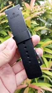 Strap Tali Jam Tanagan Kulit Custom Logo Nixon Garansi 1 tahun