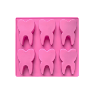 1pc 6-hole tooth shaped silicone mold perfect for cakes desserts jellies cheesecakes ice cubes bread baking pans etc