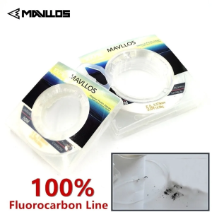 Mavllos Ancient Fluorocarbon Fishing Line with Force 5-72Lb 100% Monofilament Leader Japanese Original Carbon Line Carp Lines