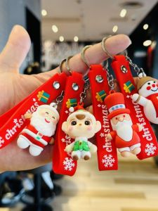 2025 New Christmas Santa Claus Snowman Keychain Pendant Anniversary Celebration Opening Ceremony Small Gift Creative Gifts