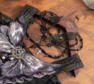 Elegant Long JSK Lolita Dress by Sakura Love Original Heavy Work ClA Style from Evening Estate No More Sales Pink Color