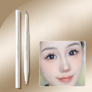 Double-Headed Eye Shadow Pen Highlight Brightening Dual-Use Two-in-One Bedroom Cicada Eye Shadow Stick Eyeliner Female Official Flagship Store Genuine Goods