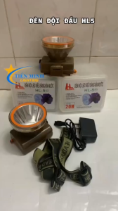Đèn đội đầu HL5ánh sáng trắng/vàng lặn sâu đến 50m tích hợp 3 chế độ sáng