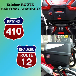 Sticker Motor Route 410 BETONG Route 12 KHAOKHO
