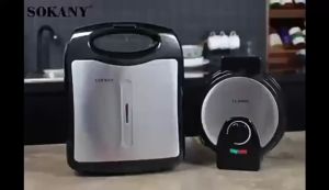 12 Holes Mini Donut Maker Machine Double Sided Heating Doughnut Sandwich Breakfast Cake Waffle Maker Fast Hot