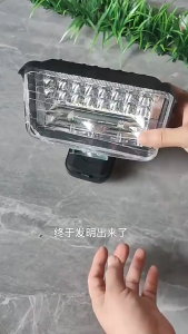 Cordless LED Work Light for Makita Dayi 18V Battery - Outdoor Floodlight with Dual USB Charging Port