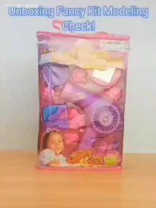 MAINAN ANAK PERALATAN MAKEUP FANCY KIT A168 Mainan Pengering Rambut Hair Dryer Fancy Kit Salon Make Up Satu Set Tas Kosmetik Salon Kecantikan Set Beauty Cocok Untuk Anak Cewek Set Riasan Wajah Dan Perawatan