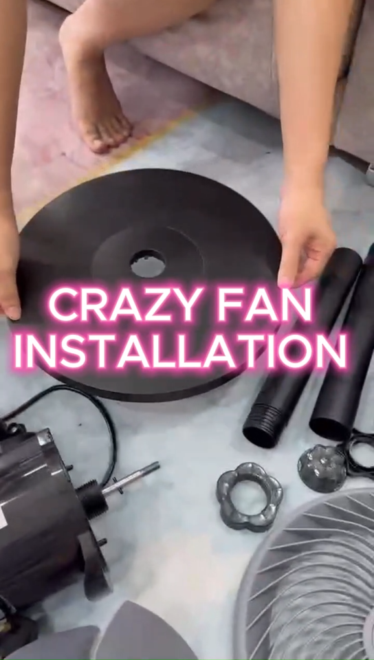 Alyes Air Circulator Crazy Fan Stand Table Kipas Angin Berdiri Adjustable Height Strong Wind