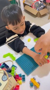 Mainan Brick Balok Susun Anak 520pcs Building Block Set Mainan Edukasi Anak
