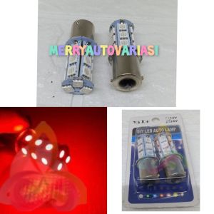 Lampu sein bus truk 24 volt K1 18 titik putar merah strobo