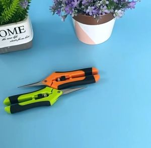 กรรไกรทริม ตัดกิ่งไม้ ปลายตรง ไทเทเนี่ยม กรรไกร ทริม ดอก ตัดกิ่ง Straight Blade