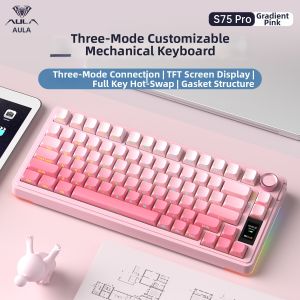 AULA | Wireless Wired Bluetooth Mechanical Keyboard