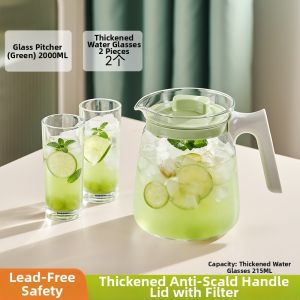 GIANXI | Glass Large Capacity Cold Brewing Teapot Set