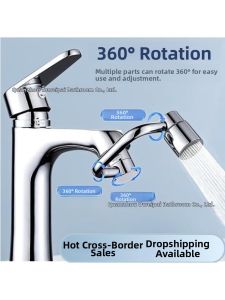 Multifunctional Rotatable Copper Tap Extender