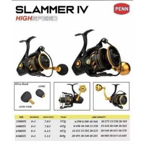Reel Spinning PENN Slammer IV