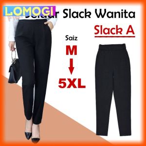 LOMOGI Ready StockSeluar Slack Perempuan/Seluar Kerja Wanita/Lady Long Pant/Women Formal Pant Legging Hitam