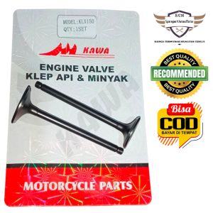 KLEP SET KLX 150 MEREK KAWA PAYUNG KLEP KLX 150