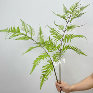 Đồ Trang Trí Nhà Bằng Nhựa Golden Monkey Fern Lớn Giả Mạo Cây Xanh Cỏ Cây Nhánh Cây Bàn Trang Trí Nhà