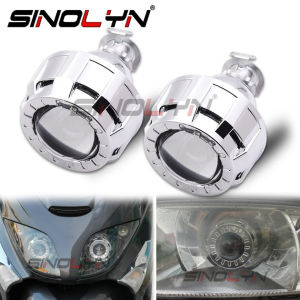 Sinolyn Mini 2.0 Bi-xenon Lens Car Motorcycle Headlight Projector H1 HID Kit for H4 H7 Retrofit DIY RHD High Low Lights Accessories