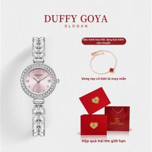 DUFFY GOYA | Đồng Hồ Nữ Sang Trọng Thời Trang Đầy Đá Chống Nước
