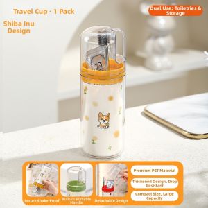 YOULUNMEI | Antimicrobial Mold-Resistant Student Dormitory Toothbrush Cup Set