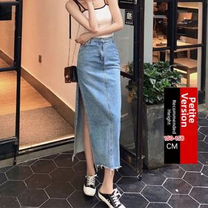 Elegant French Stylish Split Skirt Summer Womens Apparel