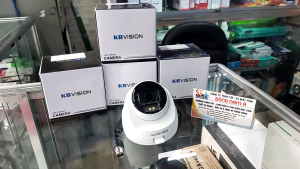 Camera KBVISION Analog Dome 2.0MP - Full Color Led Sáng 20m & Hồng Ngoại 30m Có Mic - KX-2012S4-P