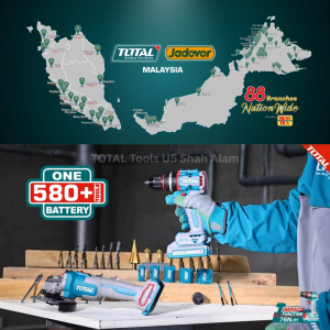 TOTAL Tools 20V 3 in 1 COMBO set BL Cordless circular saw Impact Drill Orbit sander - TOSLI250181