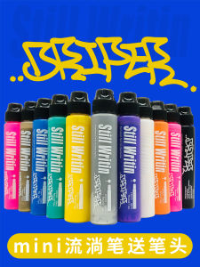 Smooth Oil-Based Marker Pen Mini Drip Graffiti Running Pen for Signature Drawing Coloring Hand-Drawn by Students Waterproof