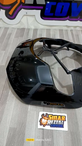 Win - Panel Dada Scoopy K93 Donat 2017 - 2019 Hitam Black Tameng Depan