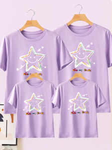 Family Matching Summer Short Sleeve T-Shirts Cotton Casual Wear for Mom Dad And Kids FeJa FJ28CMT0003 Childrens Clothing