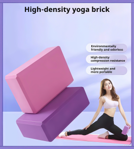 1Pcs High-Density Yoga Blocks EVA Foam Exercise Workout Fitness Bricks Pilates Stretch Handstand Non-Slip Gym Blocks Gymnastics