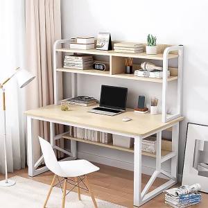Combination Desk With Bookshelf Home Use Study Office Writing