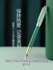 HERO | Bút Máy Hero P108 Thân Thiện Với Học Sinh Ngòi Vàng Iridium 0.5mm Nhiều Màu Sắc Dùng Để Luyện Viết Đồ Dùng Học Tập Cao Cấp Dành Cho Trẻ Em