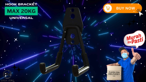 (COD) Gantungan Sepeda Premium  Dinding Multifungsi Wall Hook Bracket Organizer Storage Safe Space Serbaguna Dengan Karet PVC Kuat Menahan Beban Hingga 20Kg Model Kait Pengait Produk Import Laz Bayar Di Tempat Graha Mart