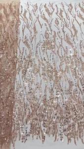 Luxury African Groom Sequins Lace Fabric 2026 High Quality Beaded Embroidery French Tulle for Nigerian Wedding Dresses Material