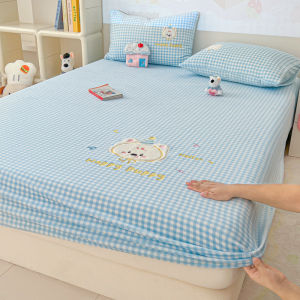 YAOKANG | Cute Thickened Flannel Mattress Cover