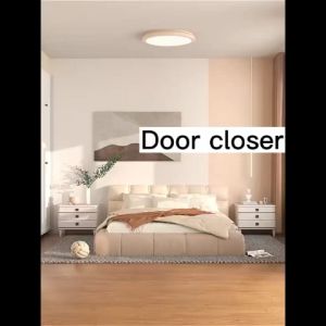 Safety Spring Door Closer Adjustable Automatic Closer Closing Door Hinge Household