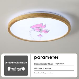 XISHANGJIAXI | Japanese-Style Wooden Ceiling Light