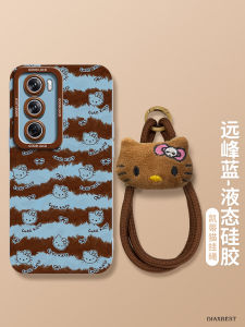 Portable Plush Female Version OPPO Reno12 Case Liquid Silicone Creative Protective Cover for 11Pro 10 Anti-Fall Soft Shell