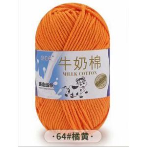 MILK COTTON YARN 5ply 50grams Complete 93 Colors