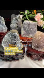 ready stock cheap amethyst free base 便宜到😗还送底座💕 #优惠活动进行中 #能量水晶 #specialoffer #clearstock