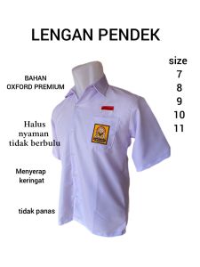 BAJU SERAGAM SEKOLAH SMP LENGAN PENDEK DAN PANJANG