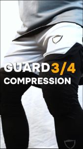 GUARD COMPRESSION PANTS 3/4 PADDED / CELANA KETAT OLAHRAGA