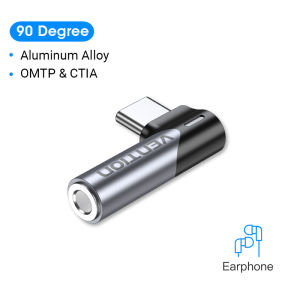 Vention | Vention Type C to 3.5 Jack Female Earphone Aux Connecter USB Type C to Jack 3.5 mm Adapter for Xiaomi Samsung Huawei P30 mate 20