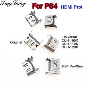 2-5PCS For PS4 Slim / PS4 Pro Console HDMI-Compatible Port Socket Interface Connector Repair Part Accessory