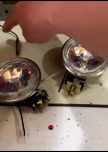 LAMPU TEMBAK KABUT BULAT LAMPU SOROT BULAT FOGLAMP BULAT UNIVERSAL MOTOR MOBIL